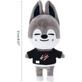 thumbnail image 2 of Muñeco de peluche Stray Kids Skzoo Stray Kids de 21 cm - Gato blanco, 2 of 4