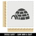 thumbnail image 2 of Igloo Ice House DIY Cookie Wall Craft Stencil - 9.0 Inch, 2 of 5