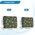 thumbnail image 4 of FORMRS 15-15.6 inch Laptop Sleeve Case Soft Carrying Quilted Computer Bag Cover, Orange Flowers, 4 of 7