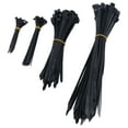 thumbnail image 1 of 200Pcs 4/6/8/12in Self Locking Cable Ties Tensile Strength Hose Zip Ties For Wire Line, 1 of 8