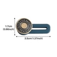 thumbnail image 5 of 5 extensores de cintura con botón retráctil para pantalones vaqueros de hombre y mujer., 5 of 5