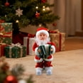 thumbnail image 4 of Jolly Animated Santa Toy Interactive Talking Festive Character with Laughter Sounds for Kids Holiday Entertainment, 4 of 4