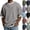 #03 Gray, variant on Mens Casual Waffle Knit Shirts Quarter Zip Short Sleeve Tops Contrast Trim Loose Fit Light Outdoor Daily Tees,XXL,#03 Gray
