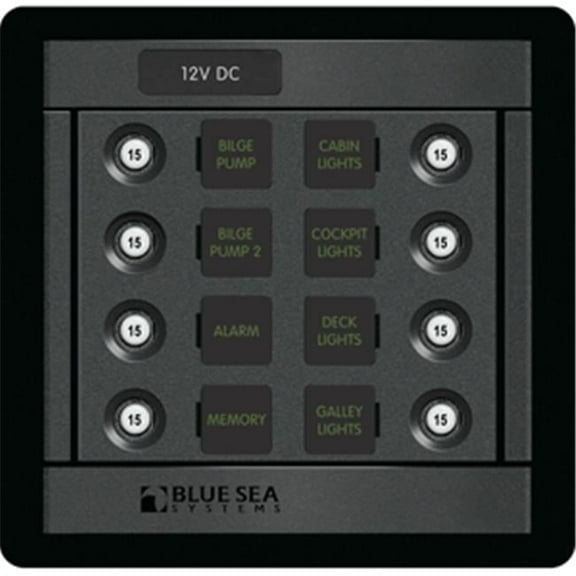 Blue Sea Systems 1450 DC 8 Position CLB Square