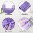 thumbnail image 7 of Ardorlove Kids Girls Long Sleeve Velvet Tulle Dress Square Neck Tutu Princess Dress for Wedding Birthday Commemorative Day Party, 7 of 7