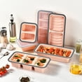thumbnail image 5 of Silicone Freezer Tray with Lid, 1 Cup / 2 Cup 4 Compartment Soup Freezer Container, BPA-Free Large Ice Cube Tray for Whiskey, Stackable Easy Release Oven Safe Meal Prep Storage, 5 of 12