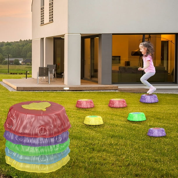 Light Up Stepping Stones for Kids, Floor is Lava Stepping Stones
