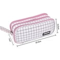 thumbnail image 2 of Washranp Large Capacity Pencil Case,Minimalistic Portable Zipper Canvas Stationery Storage Bag  for College Adults Women Men, 2 of 6