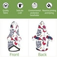 thumbnail image 6 of Bingfone Red Wine Glass Bottle Dog Clothes Hoodie, Pet Winter Coat,Puppy Sweatshirts For Small Dogs Boy Girl,Suitable For All Breeds-Large, 6 of 9