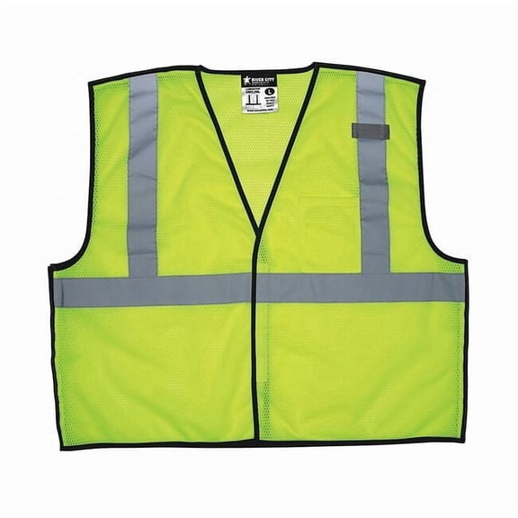 Mcr Safety High Visibility Vest,3XL Size,Unisex VBCL2MLX3