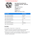 thumbnail image 2 of Rear Brake Pad and Rotor Kit - Compatible with 2003 - 2006 Ford Expedition 2004 2005, 2 of 2