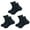 Black, variant on harmtty Winter socks 3 Pairs Cotton Socks Breathable Solid Color Super Soft Sweat-absorbent Non-Fading Protective Washable Men Cozy Mid-Tube Socks for Men White