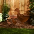 thumbnail image 3 of Home Decorative Duck Family Rustic Garden Stake Set, 3 of 5