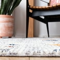 thumbnail image 4 of SAFAVIEH Morocco Tashi Geometric Polyester Area Rug, Grey/Gold, 9' x 12', 4 of 7