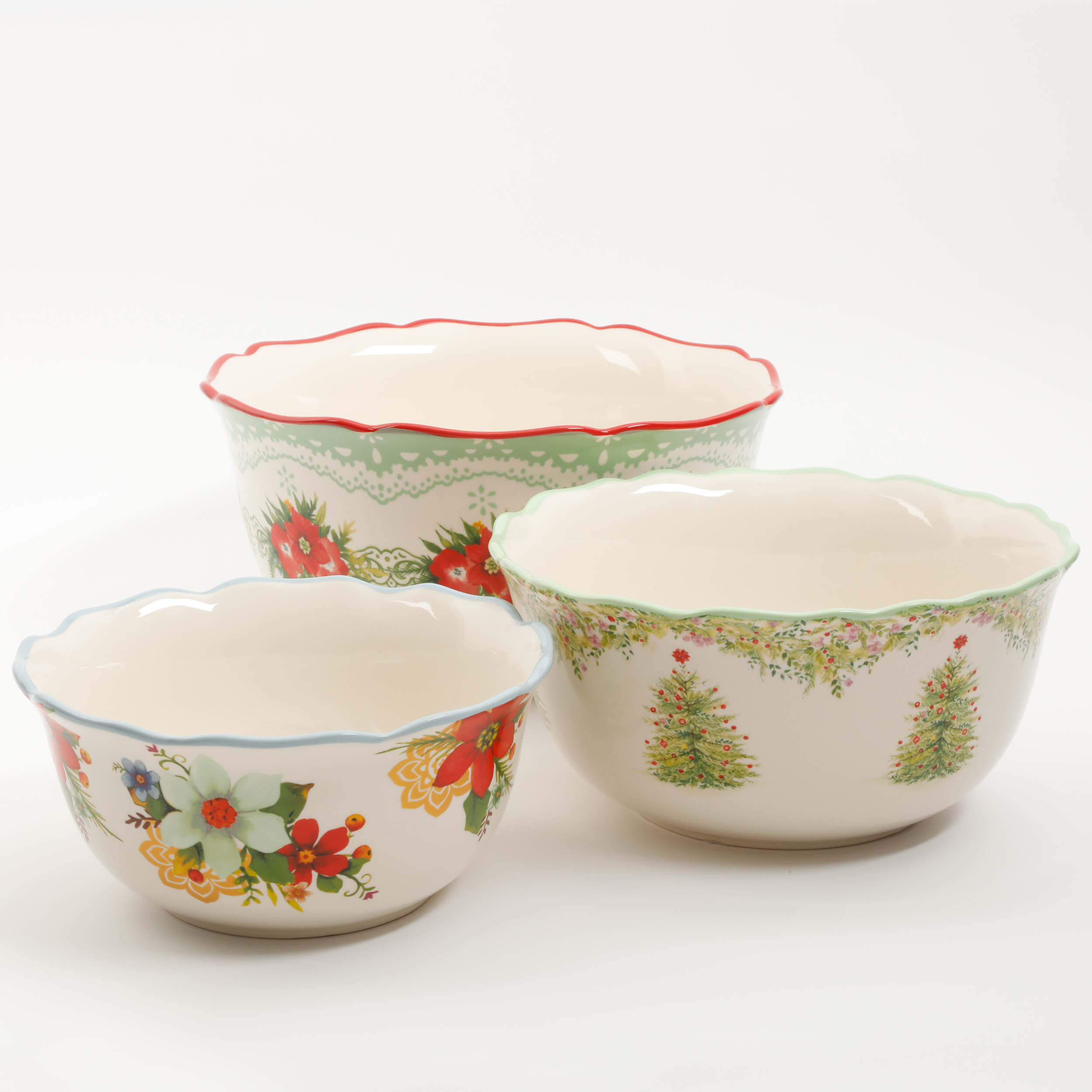 The Pioneer Woman Mint Bowl Set, 3 Piece - image 2 of 5