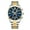 Gold with Blue Surface, variant on New Men's Three-eye Six-hand Functional Sports Watch with Luminous Waterproof Calendar Business Wristwatch Fashionable Men's Trendy Watch