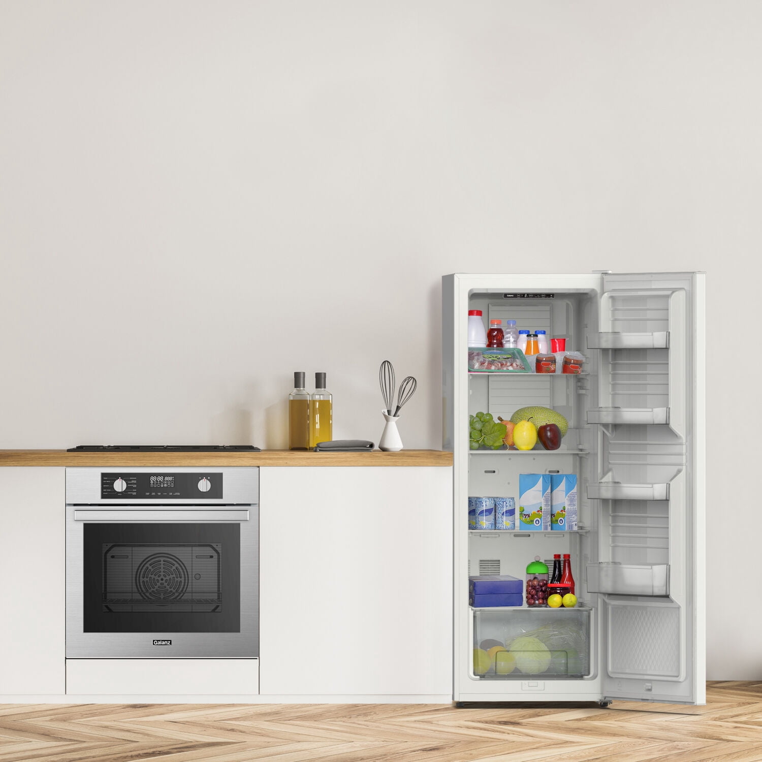 Galanz 11-Cu. ft. Convertible Upright Freezer, White, 66 in tall, GLF11UWEA16