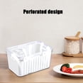 thumbnail image 3 of Fridge Storage Containers with Freshness Tracker, Airtight Bins for Vegetables Fruits, Durable Plastic Design with Drainage Holes, Stackable Organizer for Refrigerator Pantry, 3 of 8