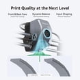 thumbnail image 4 of Impresora 3D Creality Ender 3 V3 600mm/s, Impresoras 3D FDM Estructura Metálica, Nivelación Automática, CoreXZ con Extrusor Directo Doble Engranaje, Hotend 60W 300℃, 220x220x250mm.., 4 of 7
