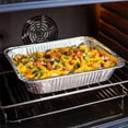 thumbnail image 2 of Casewin Aluminum Foil Pans(50 Pack) -12*8 in Tin Foil Pans with High Heat Conductivity - Disposable Cookware For Baking, Grilling, Cooking, Storing, Prepping - Recyclable and Disposable Aluminum Pans, 2 of 8