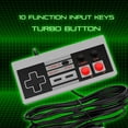 thumbnail image 2 of Ortz 10ft NES Classic Controller for Nintendo Mini Edition Console [TURBO EDITION], 2 of 9