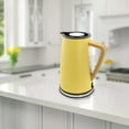 thumbnail image 3 of Electric Kettle  1500W Electric Pour Over Coffee and Tea Pot with Auto shut-off  Portable 1.2QT Hot Water Boiler with Water Level Window and Lid for Living Room  Bedroom  Office  Home  In, 3 of 4