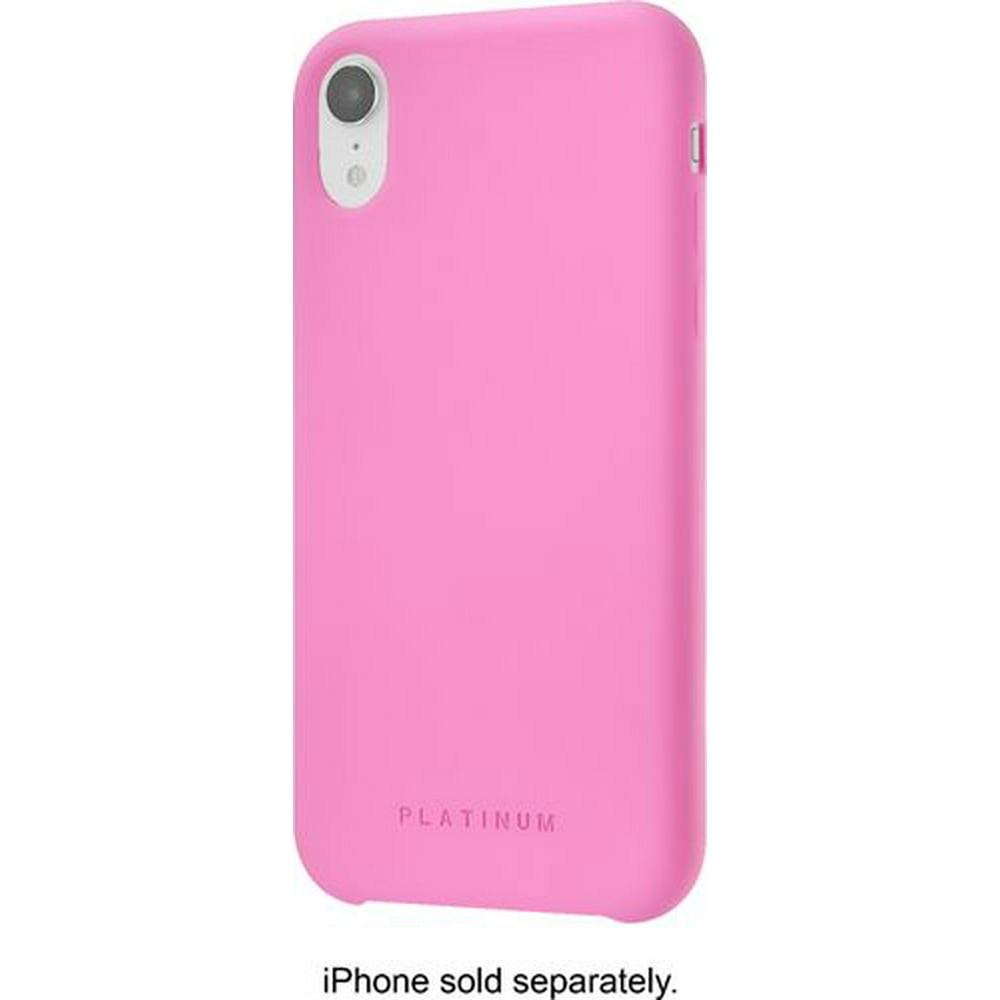 Platinum - Silicone Case for Apple® iPhone® XR - Hot Pink - Walmart.com ...