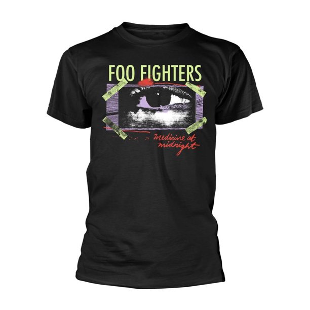 Foo Fighters - Camiseta Medicine At Midnight Cinta para Adultos Unisex (Negro)
