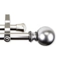 thumbnail image 2 of Central Design 4783-285 Julian 0.81 in. Double Curtain Rod, 28-48 in. - Satin Nickel, 2 of 2