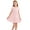 Light Pink, variant on Actgleam Girls Waffle Short Sleeve Dresses Summer Casual Skater Swing Twirly Sundress For Girl,Black,9-10Years