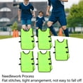 thumbnail image 4 of 5PCS Kids Training Vests,Practice Pinnies Round Neck Team  For Football Sports, 4 of 8