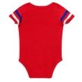thumbnail image 3 of Newborn Outerstuff Red Philadelphia Phillies Up One Three-Piece Bodysuit, Bib & Booties Set, 3 of 5