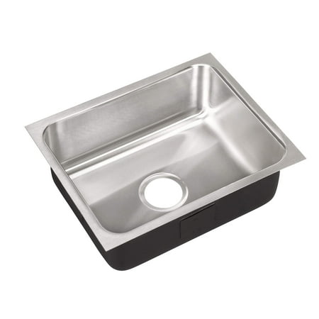 Just Manufacturing US1620A Single Bowl, Undermount Sink, 18 Gauge Type 304 Stainless Steel, OD 16" x 20"