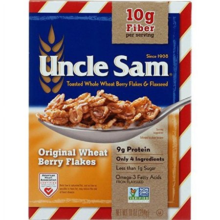 Toasted Whole Wheat Berry Flakes Flaxseed, 10-Ounce Boxes (Pack of 4)