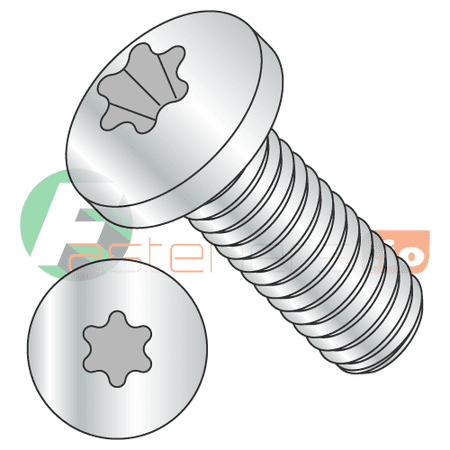 

M3-0.5 x 6 mm Machine Screws / Six-Lobe (Torx) / Pan Head / Steel / Class 8.8 / Zinc / ISO14583 (Quantity: 10 000 pcs)