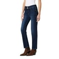 thumbnail image 2 of Angels Forever Young Women's Curvy Straight Mid-Rise Jeans, 2 of 4