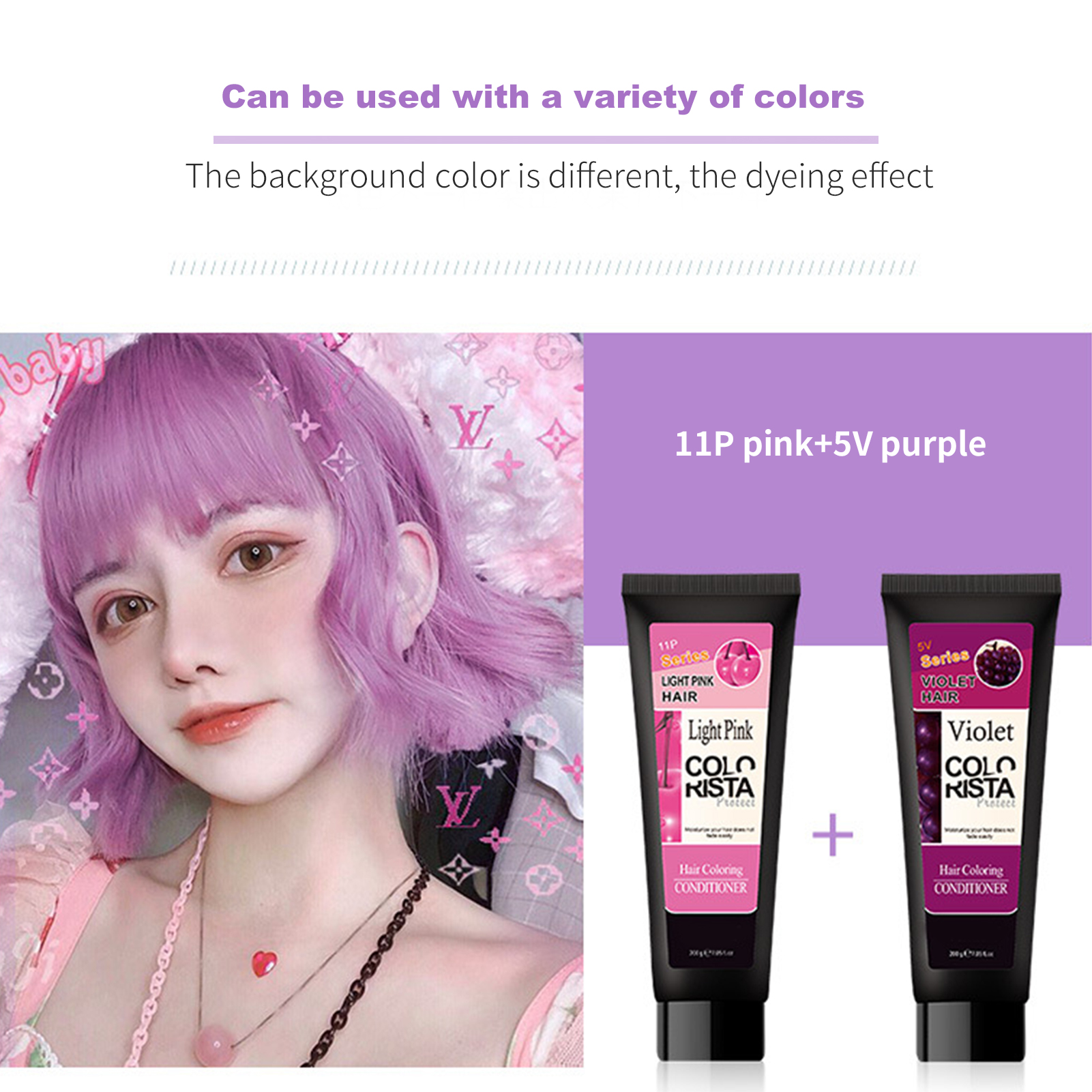 Kaola 200ml Multifunctional Hair Coloring Conditioner Long Lasting Improve Frizz Color Locking Repair Complementary Conditioner for Daily Use - image 5 of 8