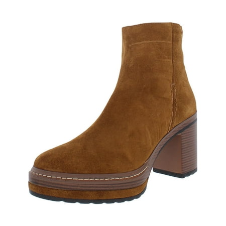 

Steve Madden Womens Shaniya Suede Block Heel Ankle Boots