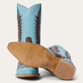 thumbnail image 6 of Women's Stetson Beth Leather Boots Snip Toe Handcrafted Blue, 6 of 6