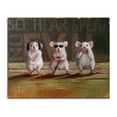 thumbnail image 1 of Gango Home Decor Horizontal Three Wise Mice by Lucia Heffernan (Printed on Paper); One 14x11in Unframed Paper Poster, 1 of 3