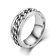 thumbnail image 1 of Anillos de cadena giratoria de acero de titanio para mujeres y hombres, anillo giratorio de descompresión, anillo de cadena multifuncional, abrebotellas, regalo, 1 of 4