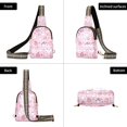 thumbnail image 7 of FORMRS Womens Crossbody Sling Bag Travel Daypack Shoulder Chest Backpack, Pink Halloween, 7 of 7