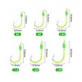 thumbnail image 4 of Carp Fishing Feeding Spring Double Barbed Hooks Durable Portable Double Hook 11mmx19.8mm, 4 of 8
