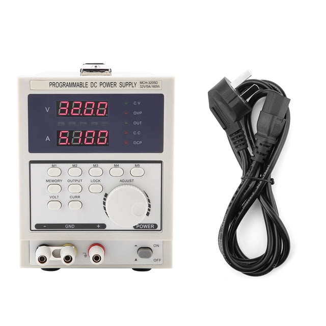 MCH-3205D 4 LED Programmable DC Stabilized Power Supply 32V 5A AC100-240V AU Plug