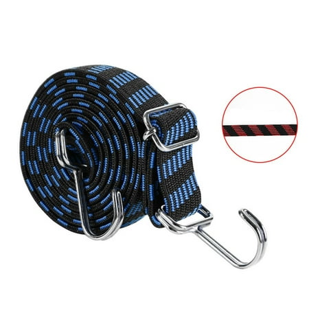 

RANMEI 1PCS Bicycle Elastics Rubber Luggage Bungee Rope Cord Hook Fixed Band-Hook