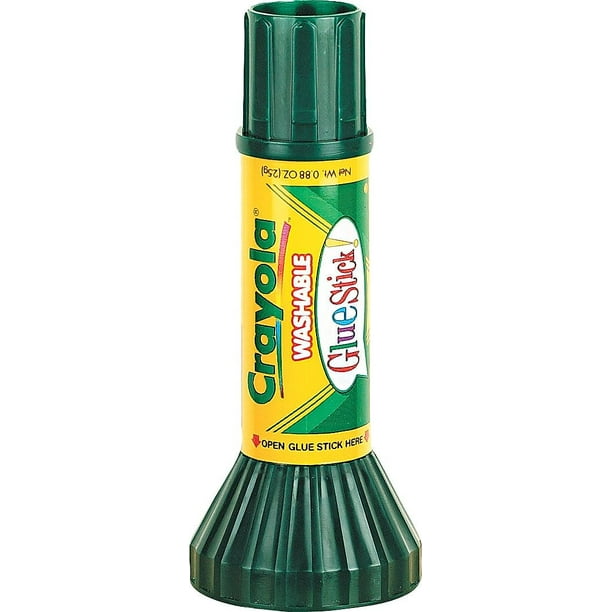 Crayola Washable Glue Stick, .9 oz, Stick, 12/Pack 561135