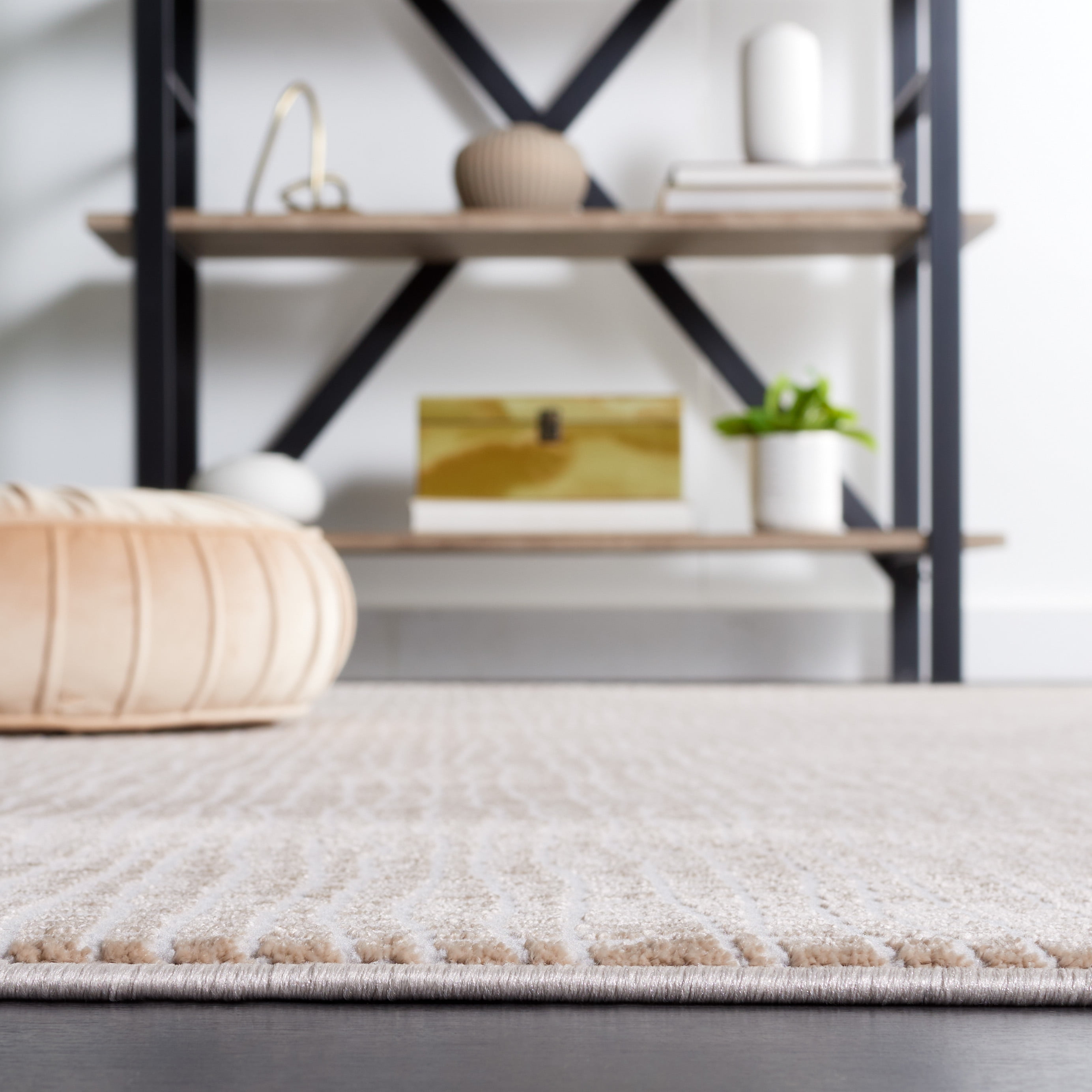 SAFAVIEH Continental Alondra Distressed Area Rug, Beige/Gray, 8' x 10'