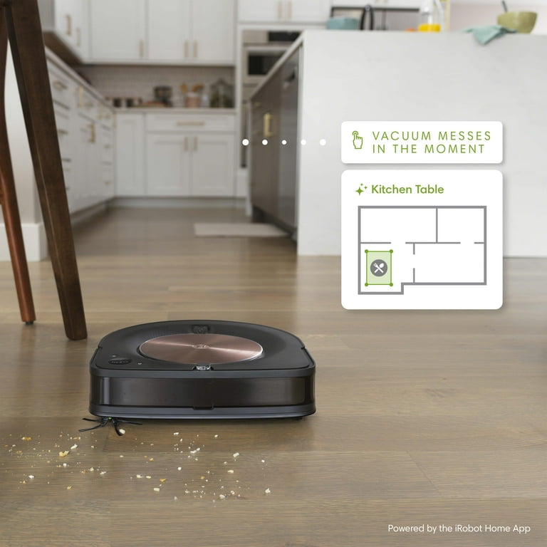 hvid samfund bringe handlingen iRobot® Roomba® s9+ (9550) Wi-Fi® Connected Self-Emptying Robot Vacuum ,  Smart Mapping, Works with Google Home, Corners & Edges, Ideal for Pet Hair  - Walmart.com