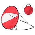 thumbnail image 2 of 1PCS Voile de Canot, Voile de Canot Pliable, Rouge/vert/bleu pour Sports Nautiques en Plein Air Kayak Canot Bateau Équipement Gonflable Voile de Kayak Rouge, 2 of 8