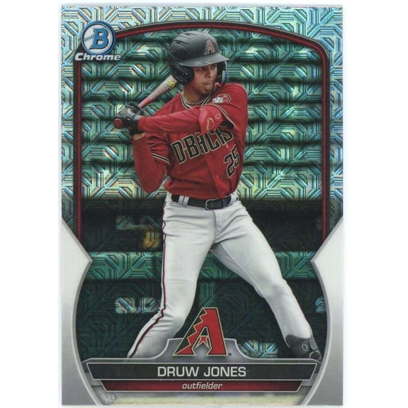MLB 2023 Bowman Chrome Mojo Refractor Druw Jones BCP-249 (Rookie)